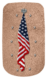 DAROYAL 421 SH BZ Flag at Rest Shimmer Bronze